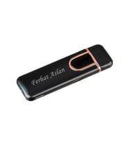 Kişiye Özel Dokunmatik Usb Şarjlı Alevsiz Elektronik Çakmak