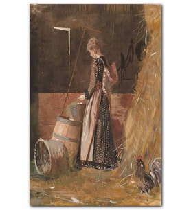 Cakatablo Taze Yumurtalar Çalışması Winslow Homer 1874 MDF Tablo
