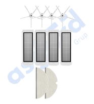 ROBOROCK  S50 – S55 –S5 MAX – S6 – S6 MAXV Uyumlu 4 Yan Fırça 4 Filtre 2 Mop PKT-iasgf0000685