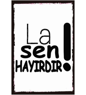 Retro Ahşap Poster