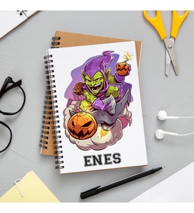 Green Goblin Spider Man Defteri Kişiye Özel