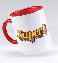 Bk Gift Super Tasarımlı Kırmızı Kupa Bardak - Model 1