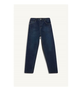 Defacto Straight Fit Düz Paça Mavi Erkek Çocuk Jean Pantolon F0455A8/NM35