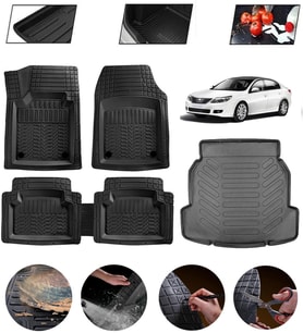 Renault Latitude Uyumlu Paspas Araca Özel Bagaj Havuzu MBS Siyah
