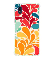 PrintiFy Samsung Galaxy A01 Core Uyumlu Retro Color 5 Baskılı Şeffaf Köşe Korumalı Antişok Kılıf
