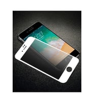 Apple iPhone 7 Uyumlu Zore Anti-Dust Mat Privacy Temperli Ekran Koruyucu (Beyaz)