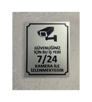 Güvenlik Kamerası Uyarı Levhası