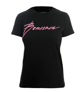 Bonesmen Yuvarlak Yaka T-shirt IMZA (Siyah)