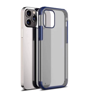 Microsonic Apple iPhone 13 Pro Kılıf Frosted Frame Lacivert