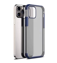 Microsonic Apple iPhone 13 Pro Kılıf Frosted Frame Lacivert