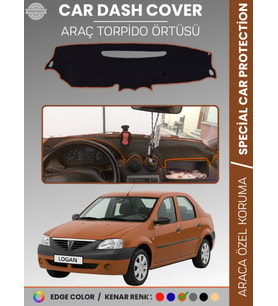 DACIA LOGAN 1 (2004-2012) Torpido Örtüsü Ön Göğüs Koruma Torpido Koruma Çatlamayı Engeller Tam Uyum