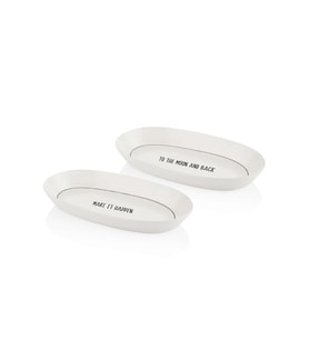 The Mia Daily Tunes Oval Servis 2li Set 29cm