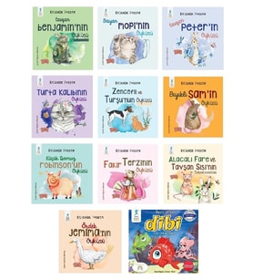 Beatrix Potter Öykü Kitapları 10 Kitap Set + Dibi Öykü Kitabı HEDİYE