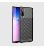 Samsung Galaxy Note 10 Kılıf Esnek Soft Karbon Tasarım Legion Serisi (Siyah)