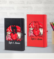 BK Gift Kişiye Özel Sevgili Temalı 2’li Defter Seti, Sevgiliye Hediye, Sevgililer Günü Hediyesi, Doğum Günü Hediyesi-14