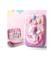 Unicorn 3D Hard Case Büyük Boy Şirin Kalem Kutusu (Pembe)