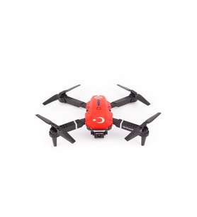 Yıldız İha İlk Dronum Katlanır Çift Kameralı Tek Tuş Iniş Kalkış Başlangıç Dronu (Kırmızı,1 Bataryalı)