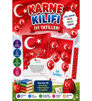 Ata Okul Öncesi ve İlkokullar İçin Karne Kılıfı (Gelişim Dosyasına Uygun) Ürün Kodu:196 (20 Adet)
