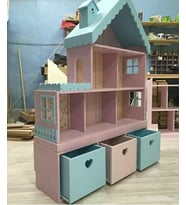 Ahşap Oyuncak Ev Barbie