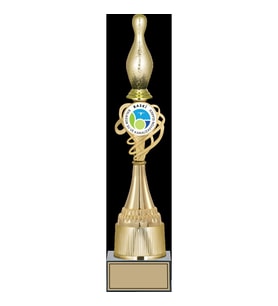 ODAK KUPA - Figürlü Kupalar - Bowling / Pin Figürlü Kupalar FG-033 A - 43 cm