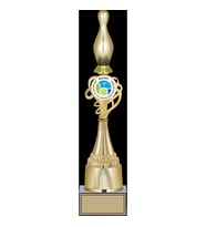 ODAK KUPA - Figürlü Kupalar - Bowling / Pin Figürlü Kupalar FG-033 A - 43 cm