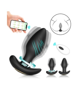 Censan Big Boat Anchor Swing - Telefon Kontrollü Titreşimli  Plug (Siyah)
