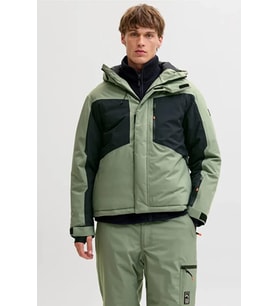 Jack & Jones Jjalpes Ski Erkek Mont (Yeşil)