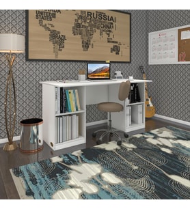 Kenzlife ofis masası masi oka byz 75*160*80 raflı dolap çiftli bilgisayar çalışma masası (Karışık)