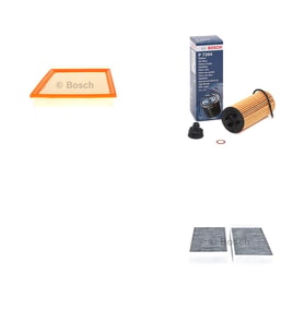 Bosch Filtre Bakım Seti Bmw X1 F48 18i sDrive Benzin 2016-2018 Hava + Yağ F. + Polen Filtre Bosch