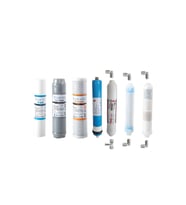 AQUAFLY Su Arıtma Filtresi Çift Karbonlu 7 Filtre 10 AŞAMA Arıtıcı Filtresi YEDEK 10' AÇIK KASA UYUMLU