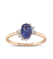 0.90 Karat London Blue Pırlanta Yüzük