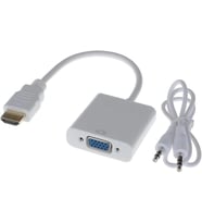 VGA Dönüştürücü Kablo Ses Destekli Adaptör Çevirici PS3 Kulaklık Monitör Tv Led Uydu 4548