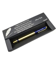 Signator® C585 Lacivert Gold Roller Kalem  İsme Özel Kalem  Hediyelik Kalem (Karışık)