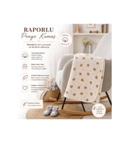 %100 Pamuklu Raporlu Bebek Battaniyesi & Örtüsü 80 x 90