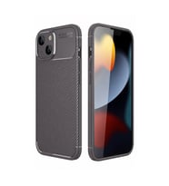 Iphone 14 Kılıf Auto Focus Karbon Kapak - Gri