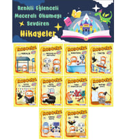 1.Sınıf Renkli Eğlenceli Maceralı Okumayı Sevdiren Hikaye Seti 3