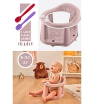 Vakumlu Bebek Banyo & Mama Oturağı + Silicolife 2 Adet Silikon Mama Kaşığı