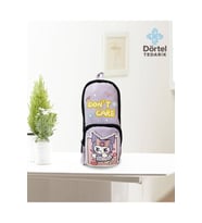 Sanrio Baskılı Kuromi My Melody Kırtasiye Kutusu Karikatür Mor Kalem Kutusu Büyük Kapasite