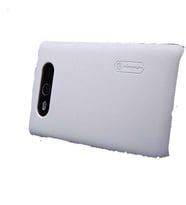 Nillkin Lumia 820 ile Uyumlu Sert Kauçuk Kılıf Beyaz