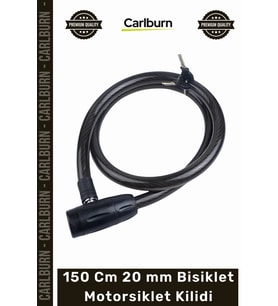 #Kilit Çelik Halat Zırhlı Güvenlik YM746 150 Cm 20 mm Bisiklet Motorsiklet Kilidi 150 cm