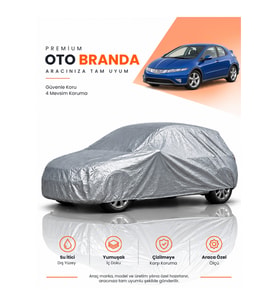 HONDA CİVİC 8 FK FN (2006-2011) HATCHBACK Uyumlu Araba Brandası Oto Branda Araba Örtüsü Araç Çadırı