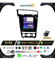 Volkswagen Golf 7 Tesla 2014-2018 Model 2GB + 32GB Kablosuz Carplay Navigasyon Multimedya Sistemi