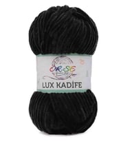 ÖRSE,LUX KADİFE 03179 SİYAH 100 gr 130 mt-1