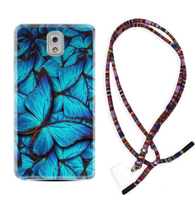 Samsung Note 3 4 5 8 9 20 Ultra 10 Lite Kılıf Boyun Asklı Rasta Silikon Owl 1351