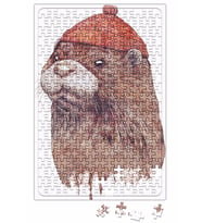Otter Su Samuru Grafik Puzzle 240 Parça Yapboz