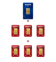 Nadir Gold 24 Ayar 16 Gram Külçe Altın (1 Adet 10 Gram Külçe Altın + 6 Adet 1 Gram Külçe Altın )