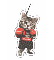 Champion Kedi Tasarımlı Premium Dekoratif Oto Kokusu Ve Aksesuarı (Mango Esanslı)