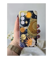 Samsung Galaxy S22 Uyumlu Baskılı Şeffaf Telefon Kılıfı
