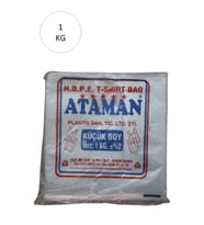 Northcity Kalın Şeffaf Atlet Poşet Küçük Boy 25x33 Cm – 1 Kg Paket (Takriben 170 Adet) Hışır Poşet