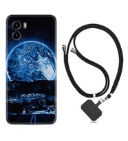 Vivo Y15S Y32 Y33S Y51 Y53S Kılıf Boyun Askılı Silikon Mavi Gece 1605